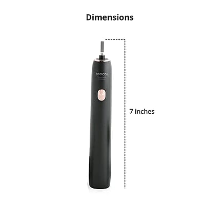 Closeout Soocas Electric Toothbrush with 3 Replacement Heads - Black