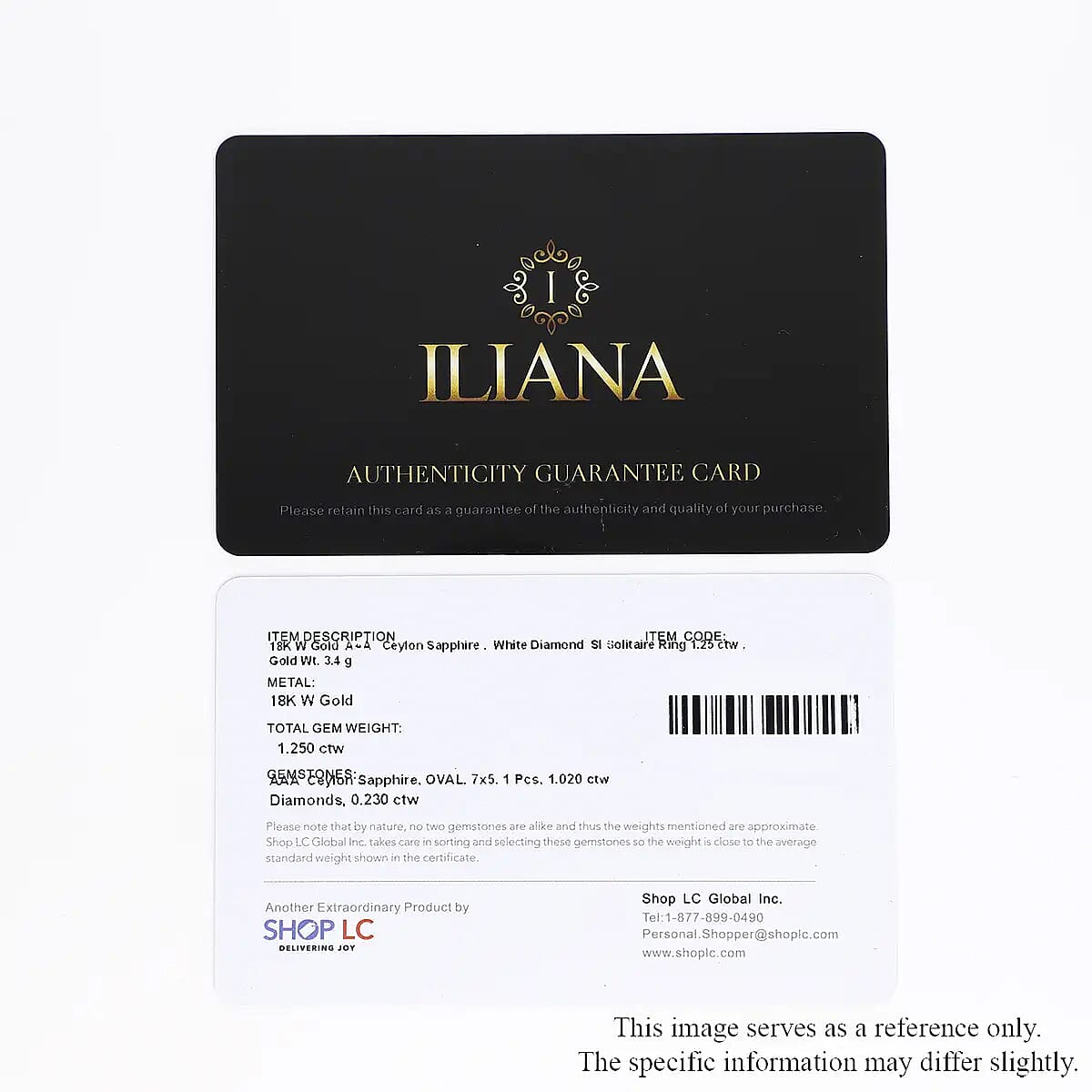 Certified & Appraised Iliana 18K White Gold AAA Royal Ceylon Sapphire and G-H SI Diamond Double Halo Ring (Size 6.5) 1.25 ctw image number 7