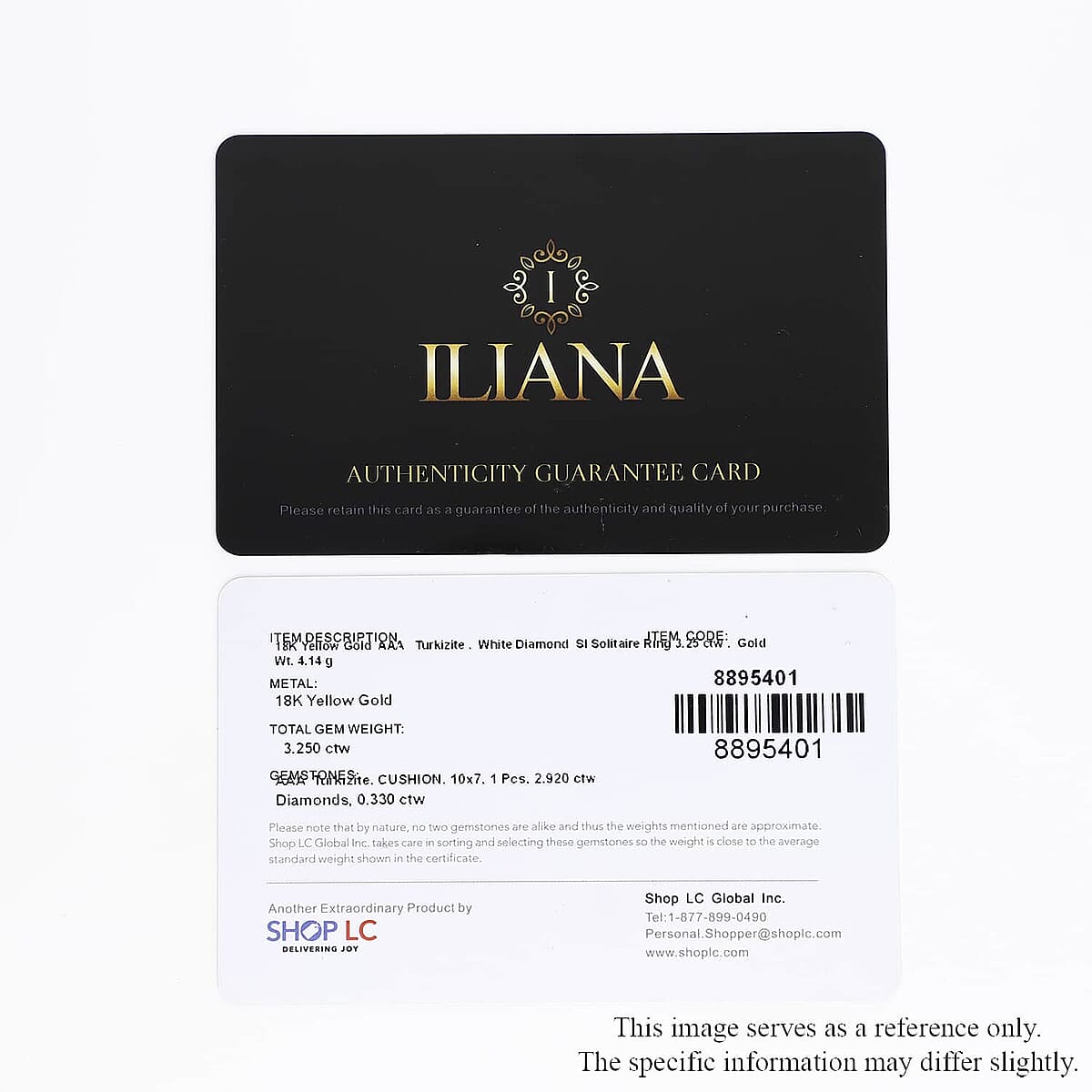 Certified & Appraised Iliana 18K Yellow Gold AAA Turkizite and G-H SI Diamond Halo Ring (Size 8.5) 4.15 Grams 3.25 ctw image number 6
