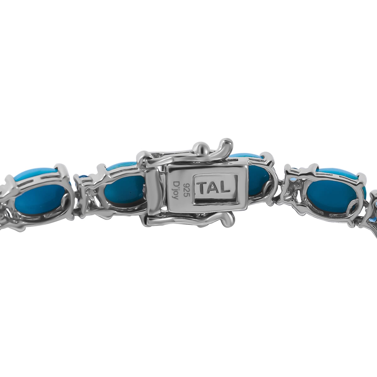 Sleeping Beauty Turquoise and Malgache Neon Apatite Necklace 18 Inches in Platinum Over Sterling Silver 41.70 ctw image number 3