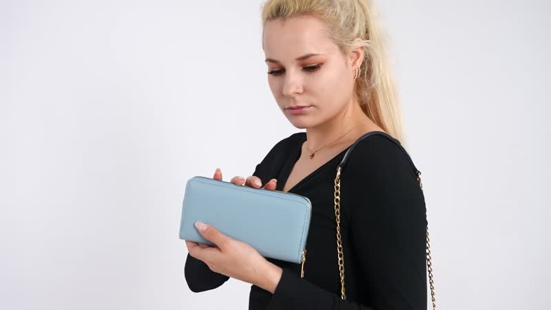 Blue Embossed Heart Shape Faux Leather Crossbody Bag (9"x3.7"x5.9") with Wallet (7.5"x3.9")