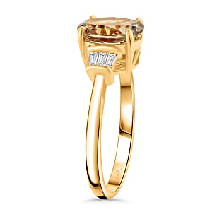 Iliana AAA Turkizite and G-H SI Diamond 2.25 ctw Ring in 18K Yellow Gold (Size 7.0)