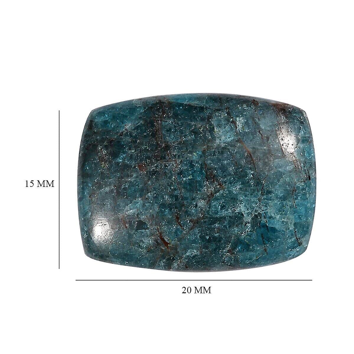 Madagascar Apatite (Cush 20x15 mm) 11.43 ctw image number 3