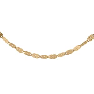 Clover Petali Italian Necklace in 10K Yellow Gold 2.20 Grams 60 Inches
