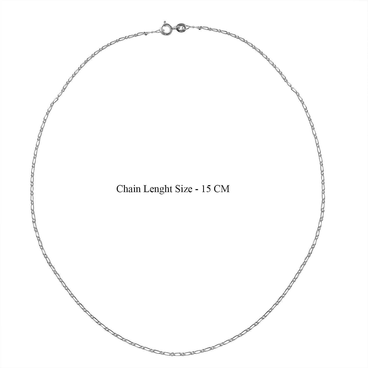 Sterling Silver Link Chain 18 Inches 1.50 Grams