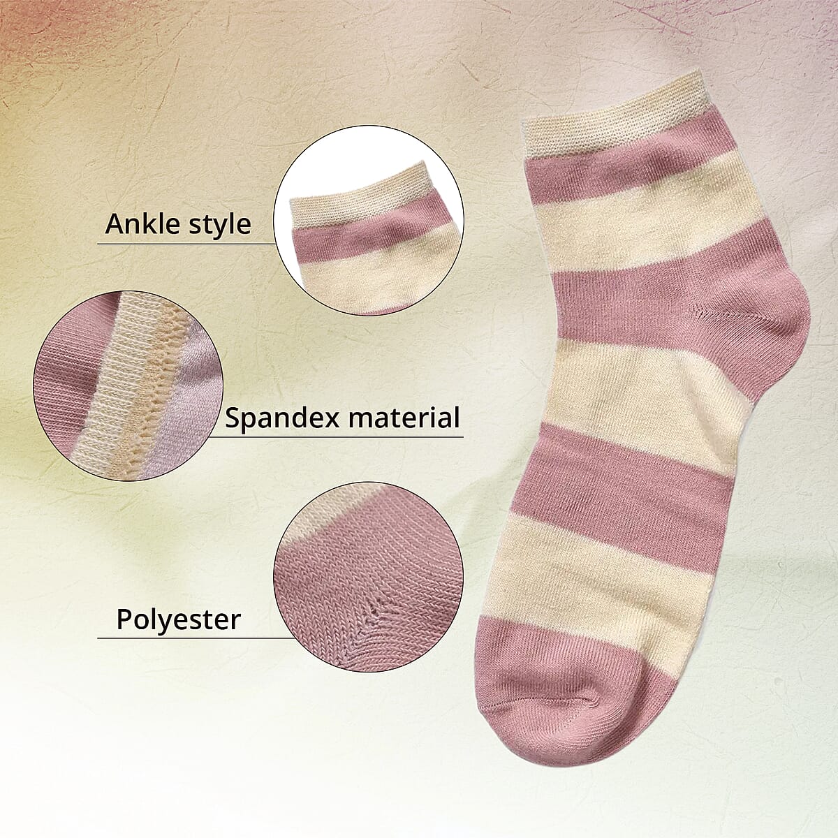 Set of 20 Pair Ankle Socks image number 2