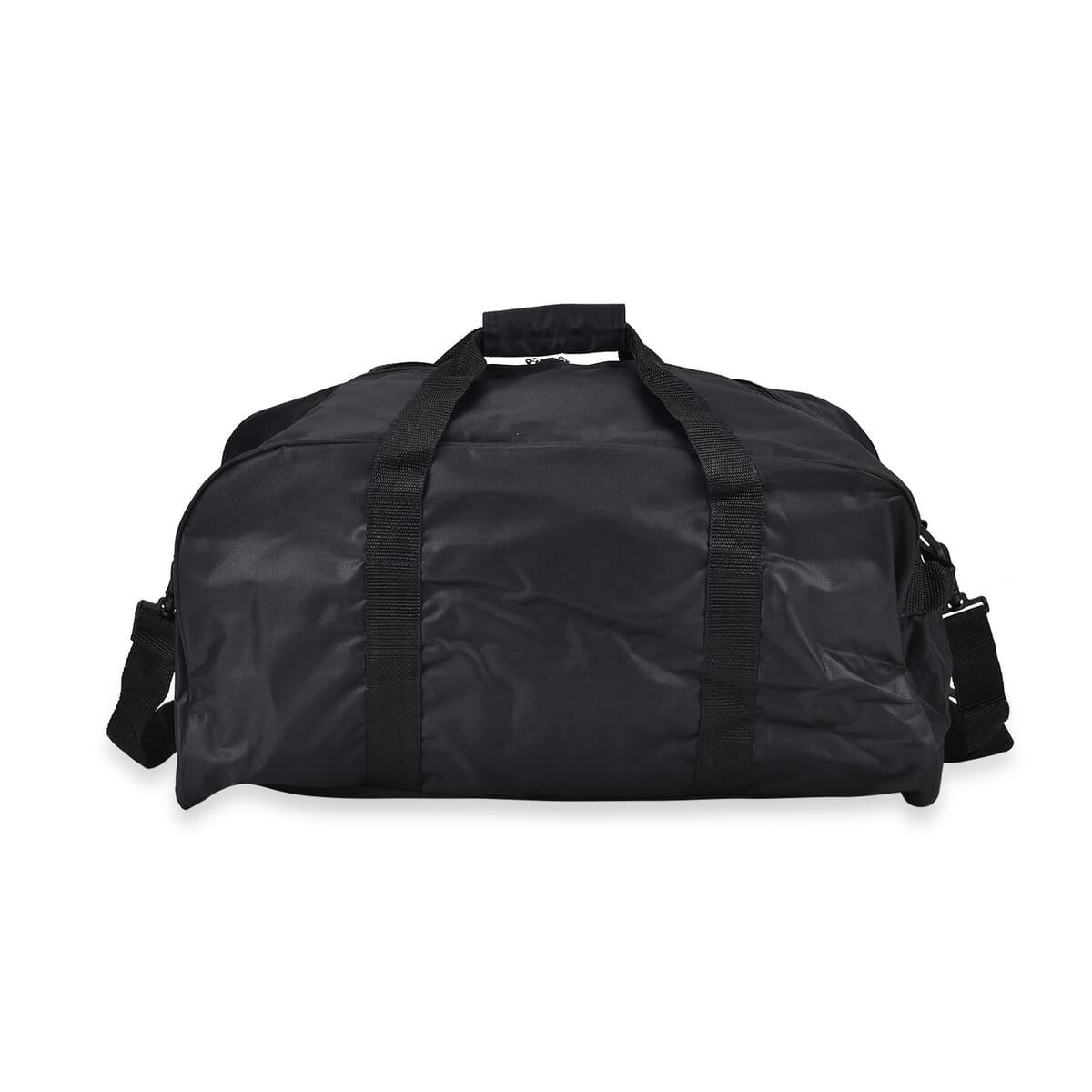 Black Weatherproof Travel Bag with Handle Drop and Detachable Shoulder Strap image number 0