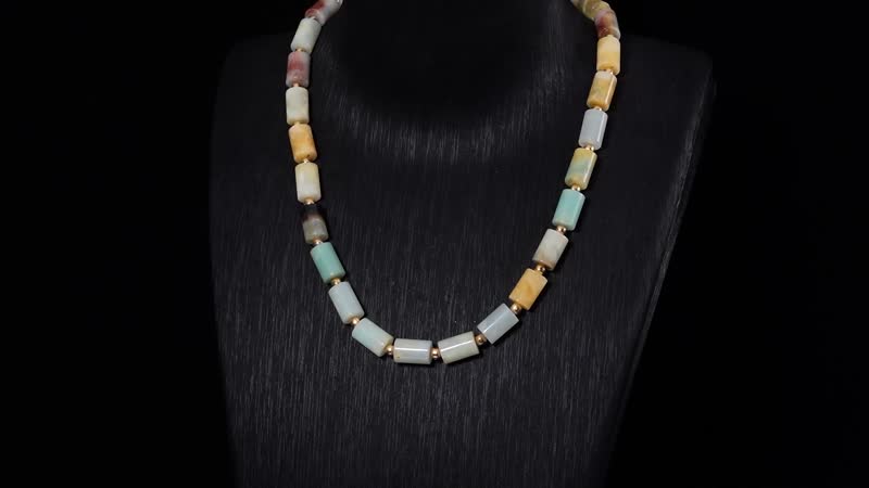 One Time Only Yellow Tigers Eye Necklace (18-20 Inches) in Goldtone 204.00 ctw