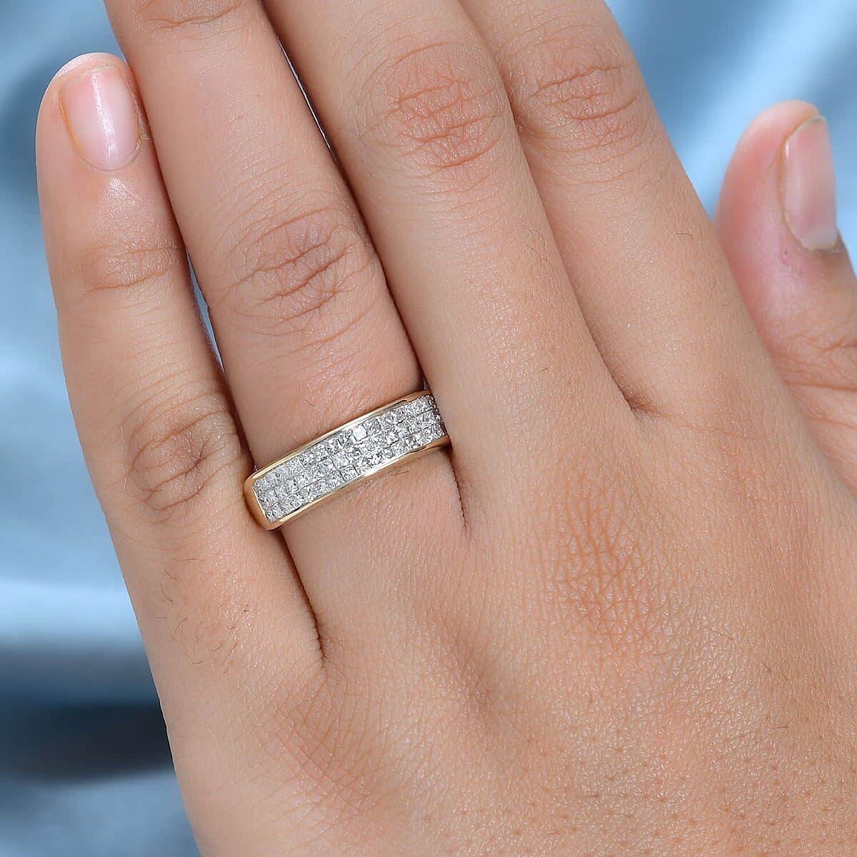 Luxoro 14K Yellow Gold G-H I1-I2 Diamond Ring (Size 10.5) 1.00 ctw image number 2