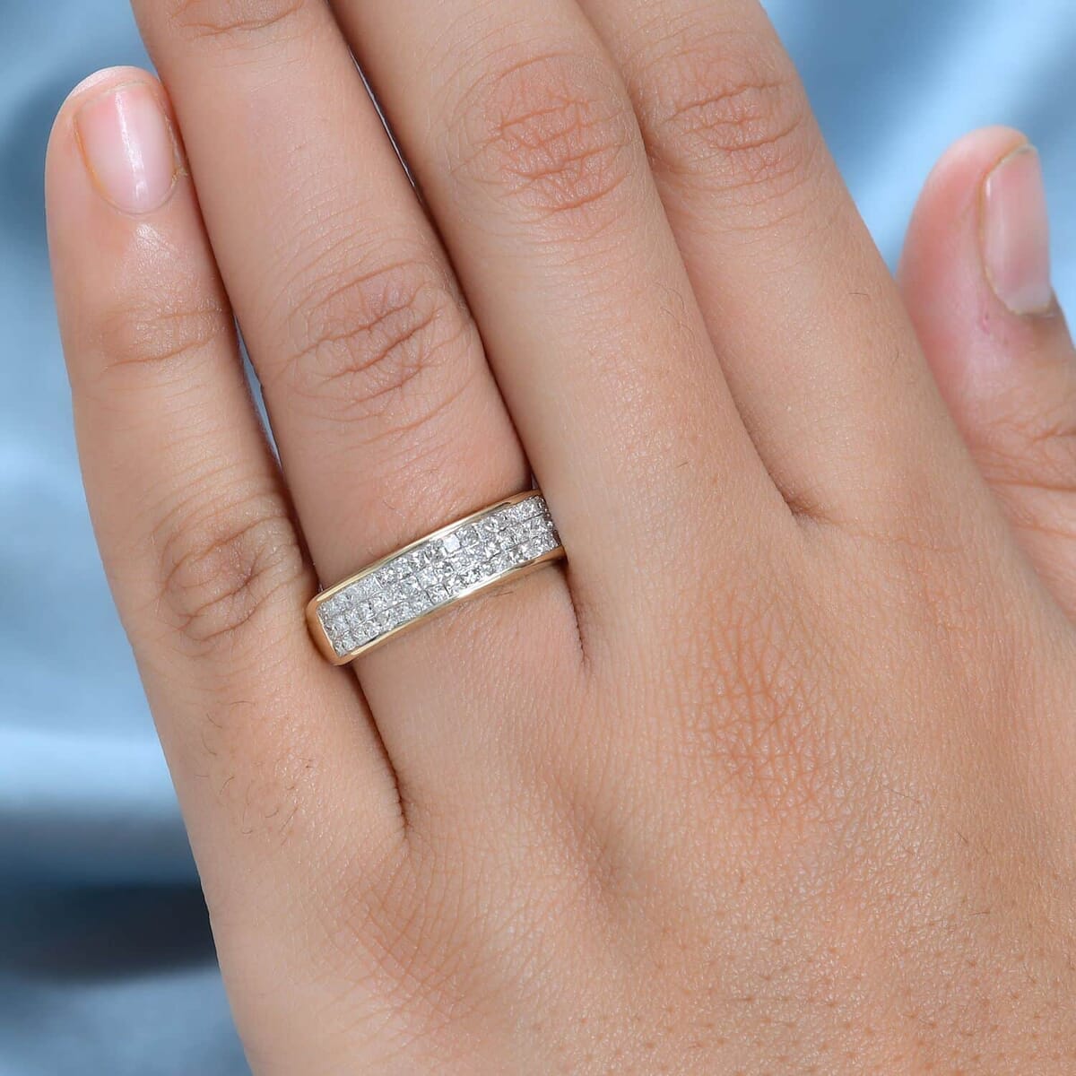 Luxoro 14K Yellow Gold G-H I1-I2 Diamond Ring (Size 12.0) 1.00 ctw image number 2