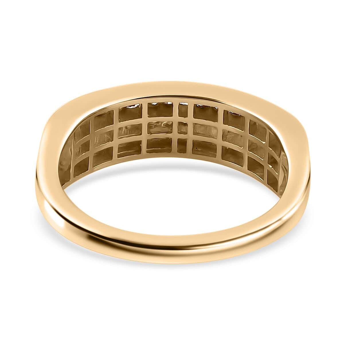 Luxoro 14K Yellow Gold G-H I1-I2 Diamond Ring (Size 12.0) 1.00 ctw image number 4