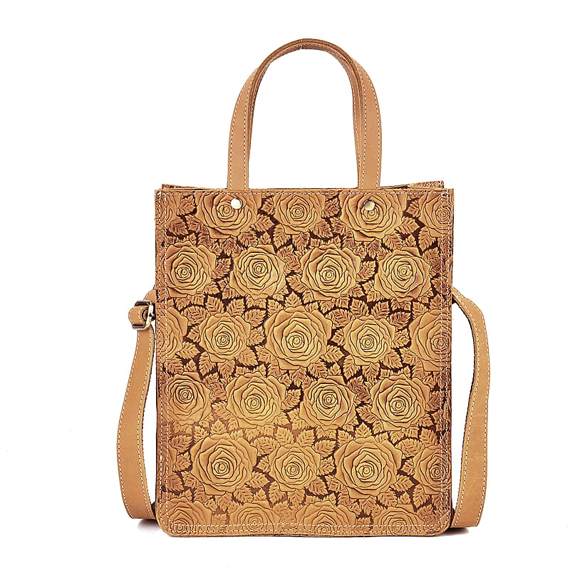 Italy Retro Noble Collection Yellow Genuine Leather Crossbody Bag With Handle Drop and Shoulder Strap