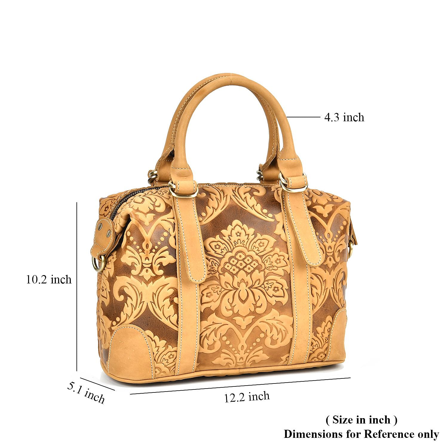 Italy Retro Noble Collection Yellow Color Genuine Leather Crossbody Bag With Handle Drop and Shoulder Strap