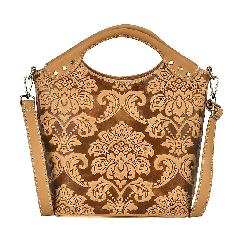 Italy Retro Noble Collection Yellow Color Genuine Leather Crossbody Bag With Handle Drop and Shoulder Strap