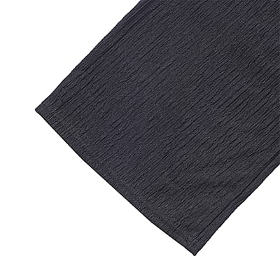 Tamsy Set of 2 Black and Blue Textured Knit Pant - One Size Fits Most