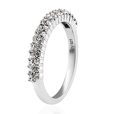 Designer Premium Austrian Crystal Ring in Platinum Over Sterling Silver (Size 10.0)