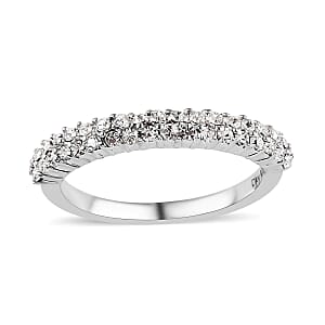 Designer Premium Austrian Crystal Ring in Platinum Over Sterling Silver (Size 7.0)