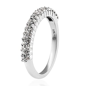 Designer Premium Austrian Crystal Ring in Platinum Over Sterling Silver (Size 7.0)