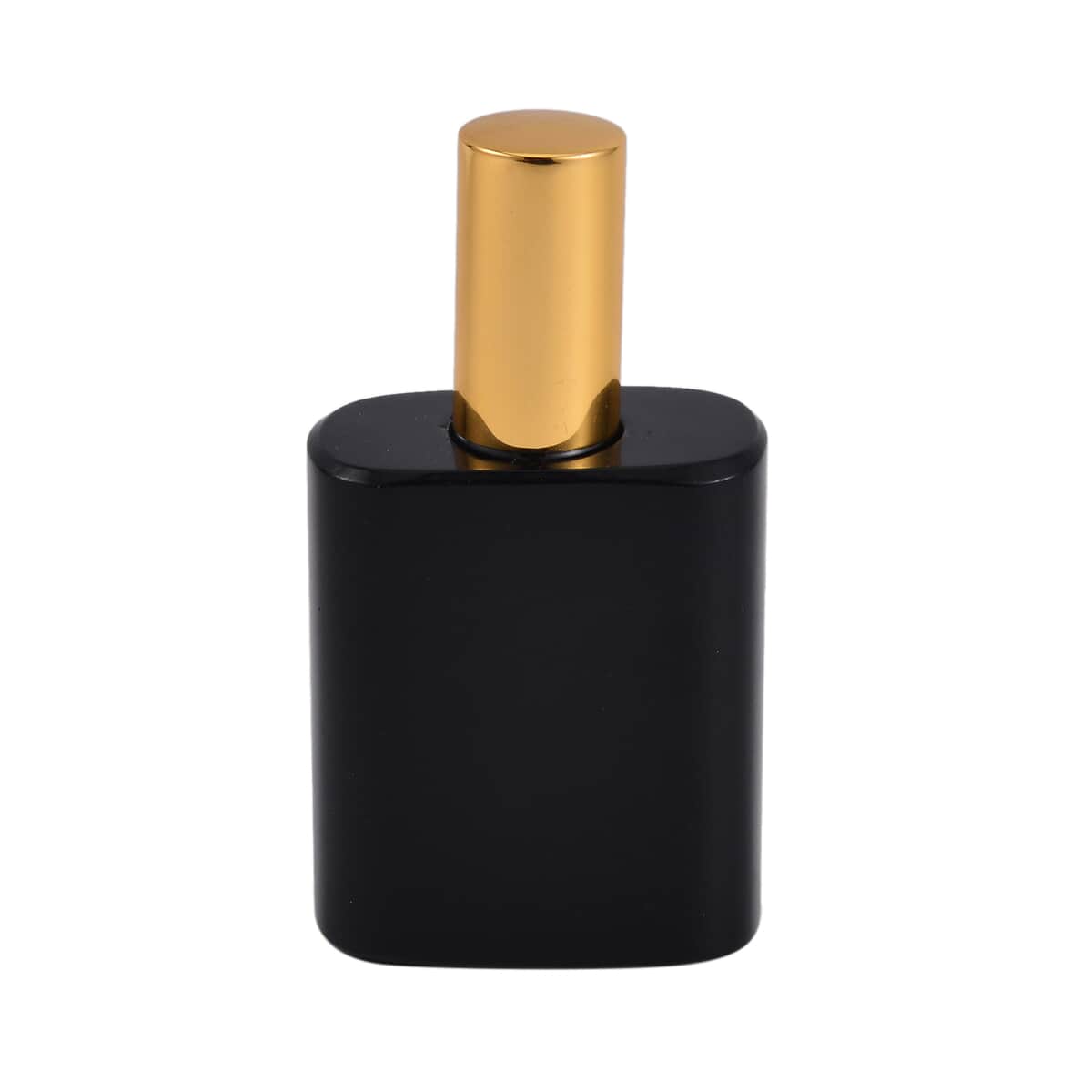 Black Obsidian Gemstone Perfume Bottle with Cleaning Brush image number 0