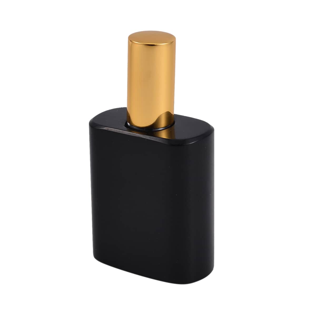 Black Obsidian Gemstone Perfume Bottle with Cleaning Brush image number 2