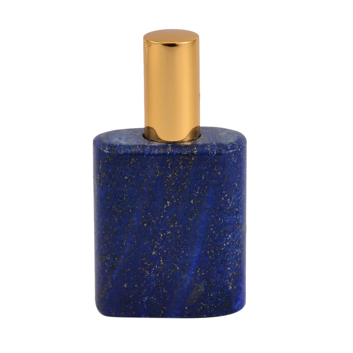 Lapis Lazuli Gemstone Perfume Bottle with Cleaning Brush image number 0