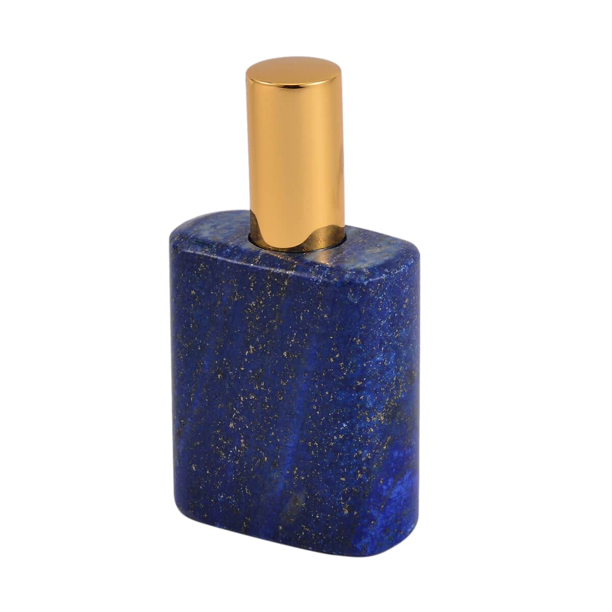 Lapis Lazuli Gemstone Perfume Bottle with Cleaning Brush image number 2