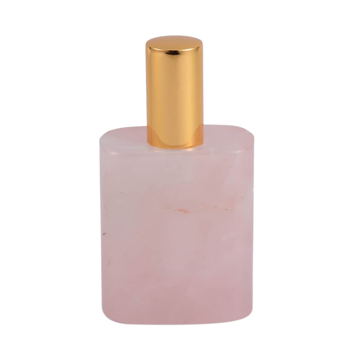 Rose Quartz Gemstone Perfume Bottle with Cleaning Brush image number 0