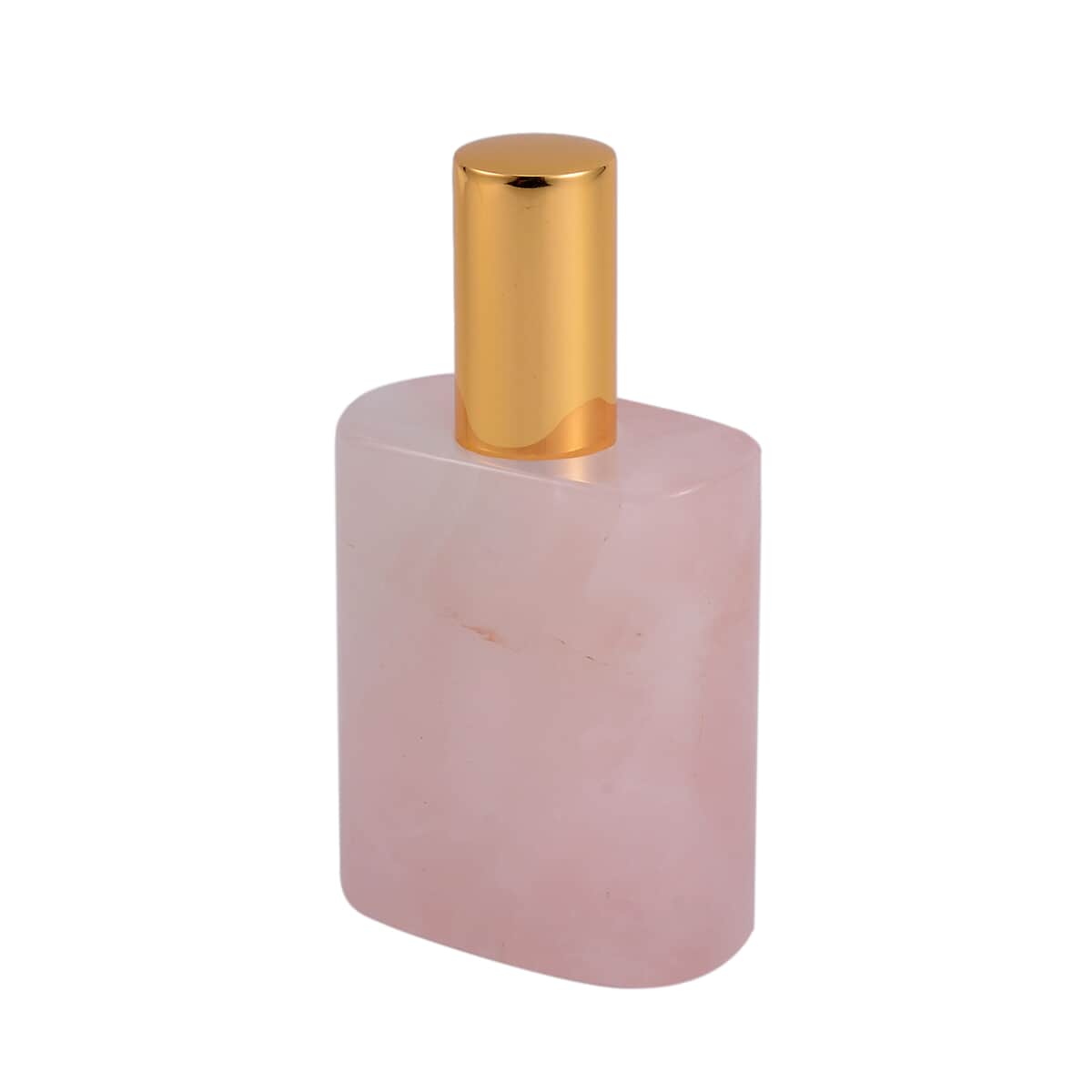 Rose Quartz Gemstone Perfume Bottle with Cleaning Brush image number 2