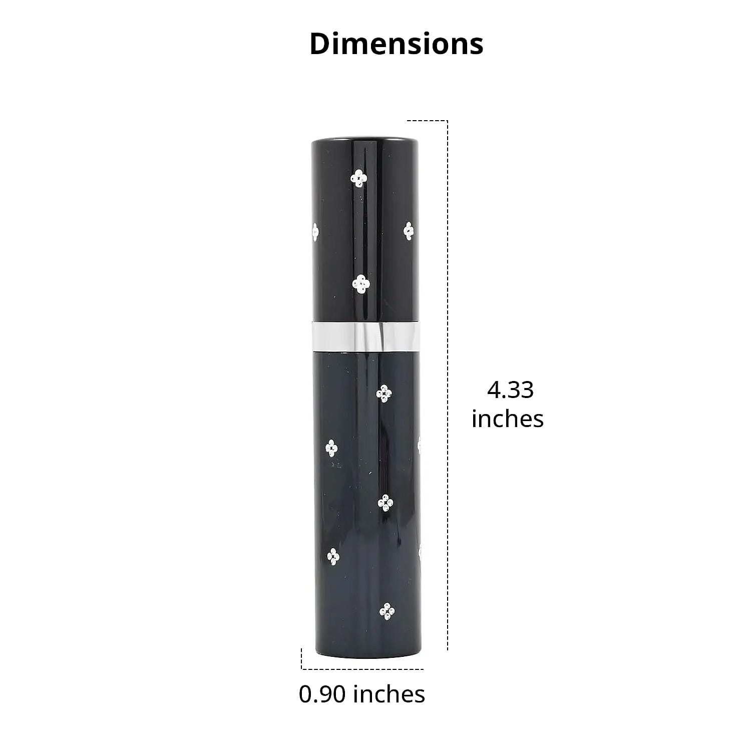 Closeout Lipstick Stun Gun For Self Defence With High Power LED Flashlight, Rechargeable Stun Gun With 3 Level Setting, Waterproof Personal Safety Tool -Black