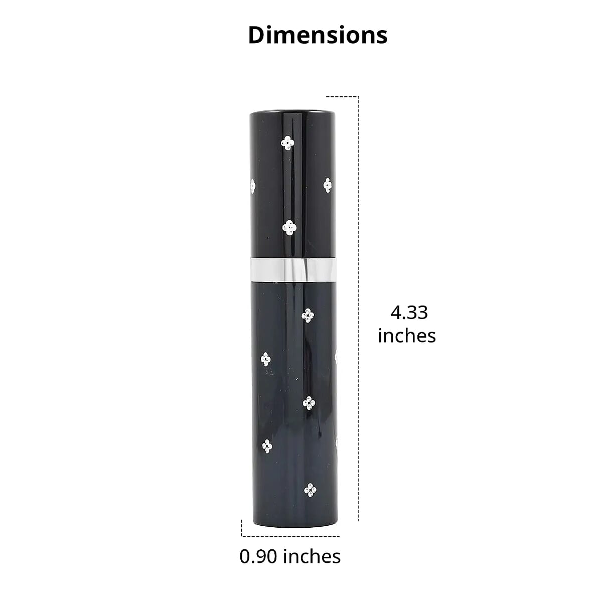 Closeout Lipstick Stun Gun For Self Defence With High Power LED Flashlight, Rechargeable Stun Gun With 3 Level Setting, Waterproof Personal Safety Tool -Black image number 4