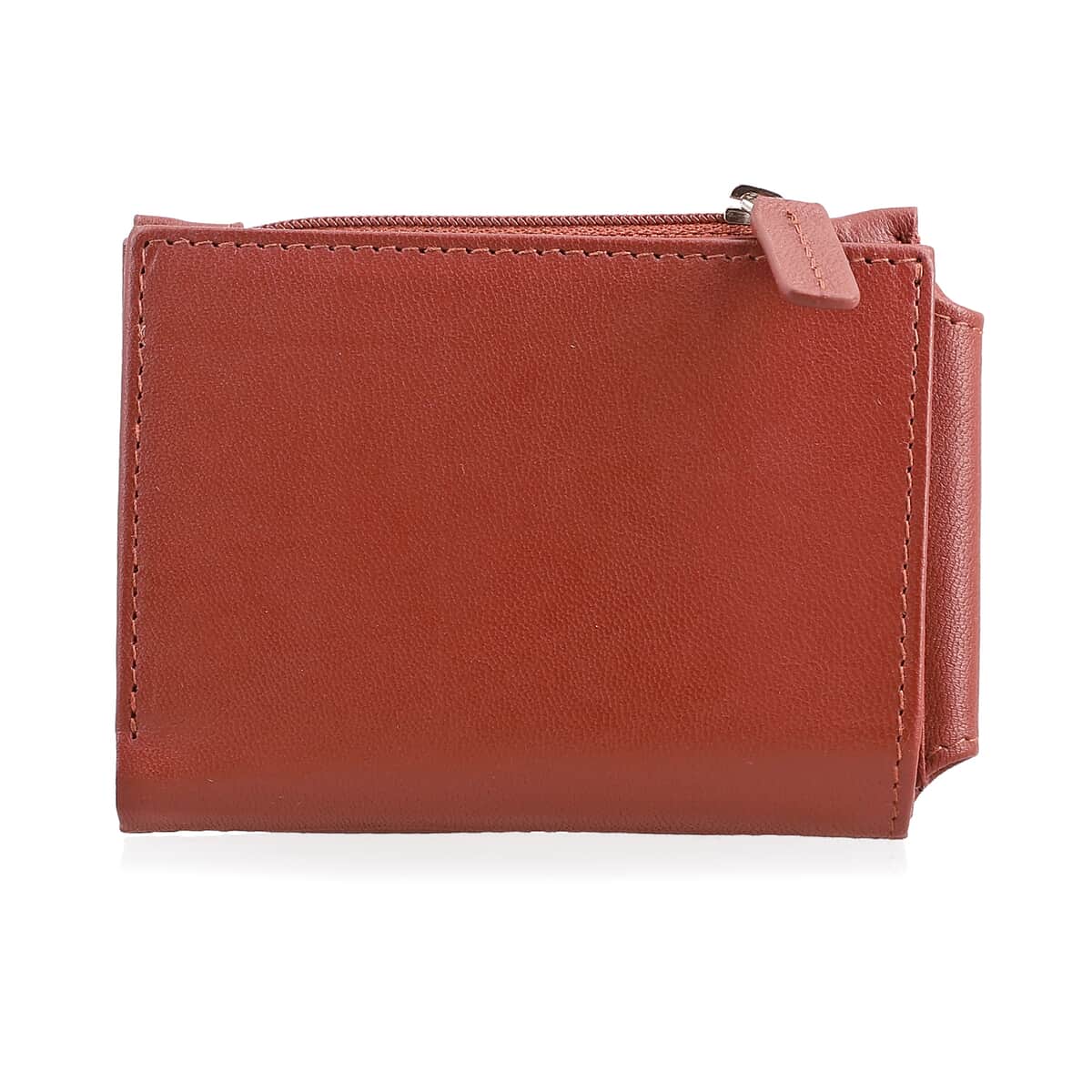 Wine Red Genuine Leather Shoulder Bag and Wallet image number 4