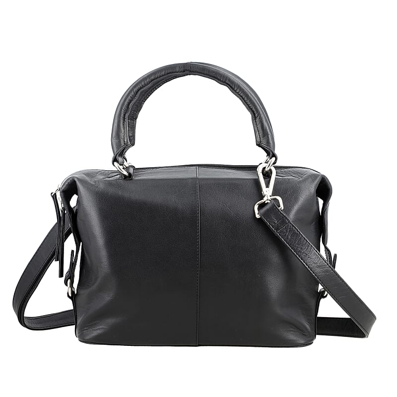 Black Genuine Leather Shoulder Bag