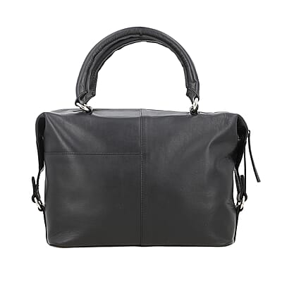 Black Genuine Leather Shoulder Bag