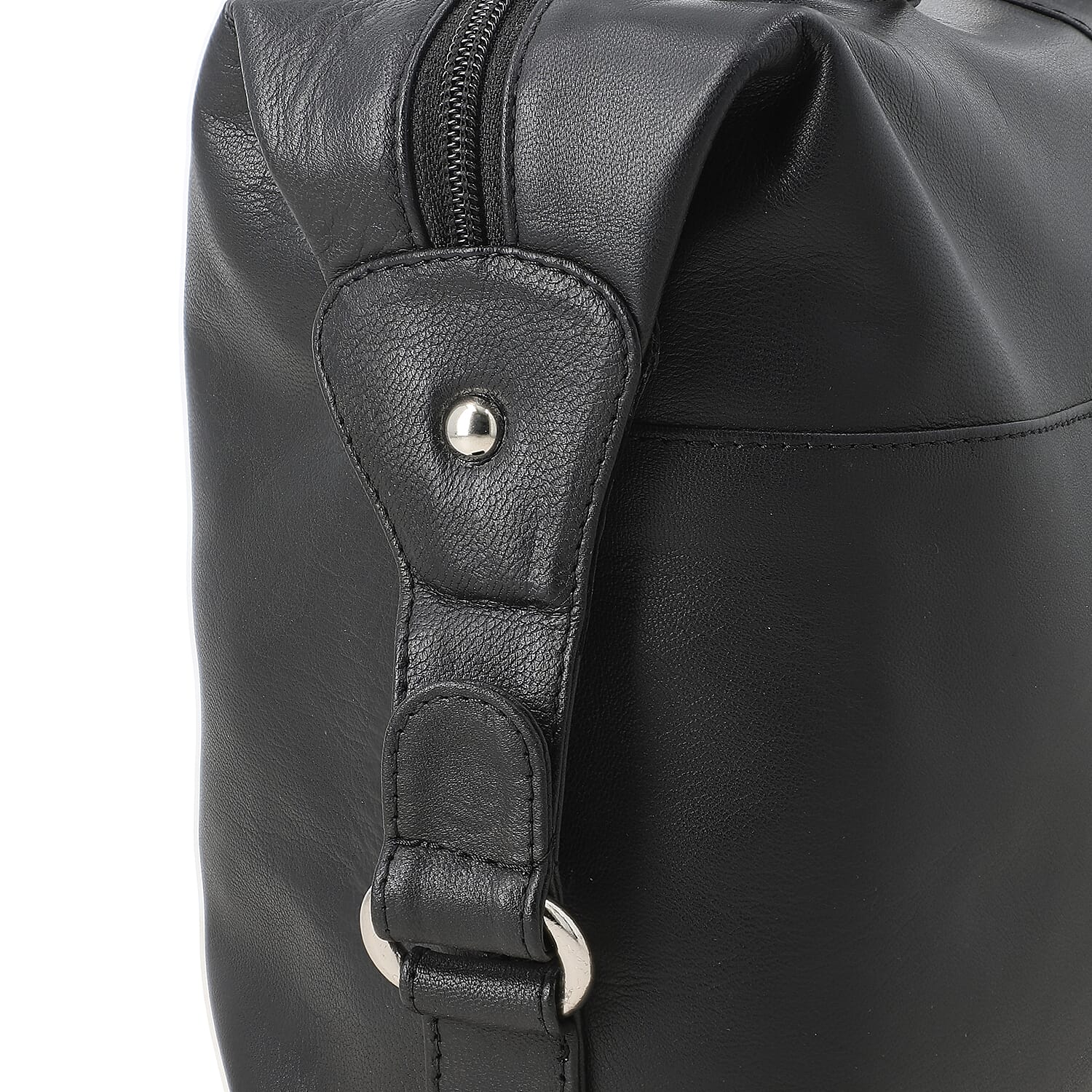 Black Genuine Leather Shoulder Bag