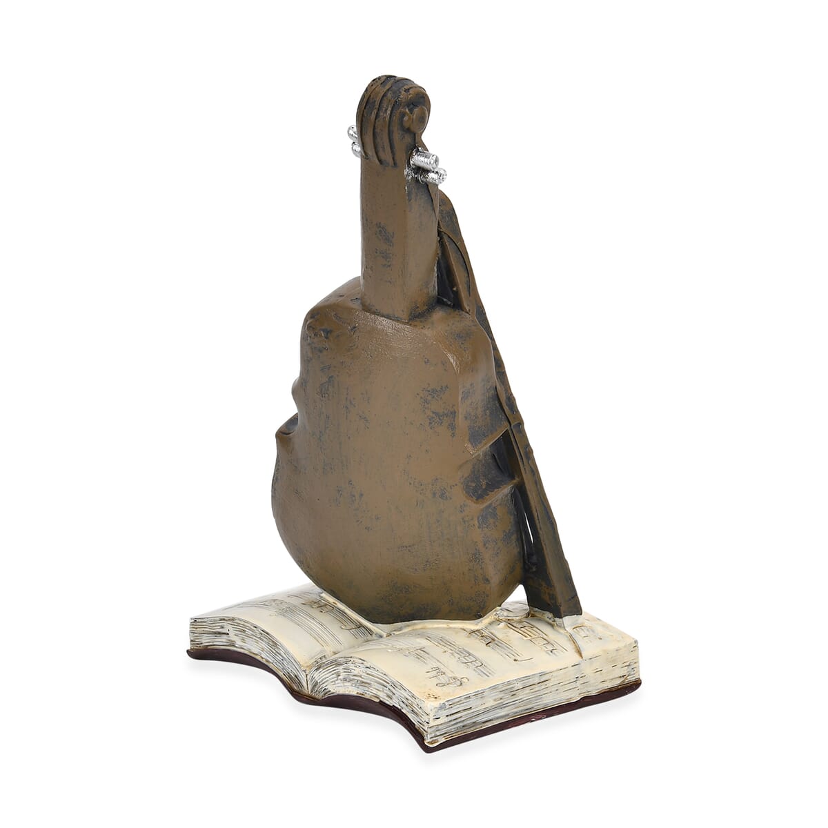 Value Buy Violin Pattern Resin Clock (AA Battery Not Included) image number 3