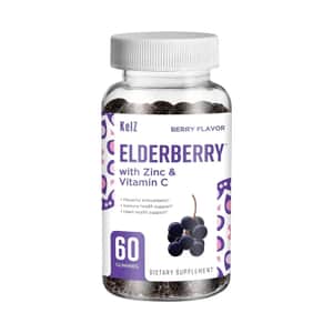 Kelz Elderberry with Zinc and Vitamin C (Berry Flavor)