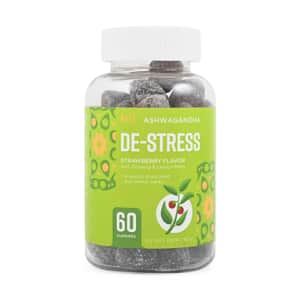 Kelz Ashwagandha De-Stress Supplement (Strawberry Flavor) 60 Gummies