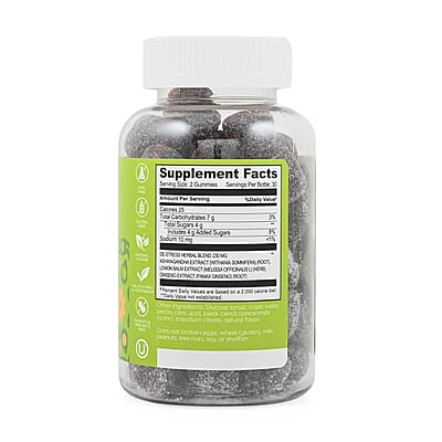 Kelz Ashwagandha De-Stress Supplement (Strawberry Flavor) 60 Gummies