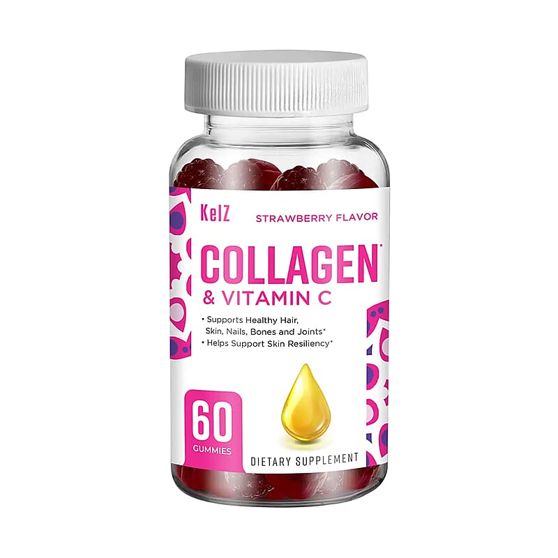 Kelz Collagen & Vitamin C Supplement (Strawberry Flavor) 60 Gummies