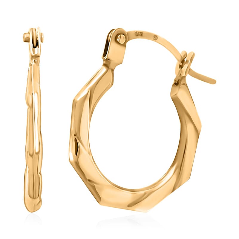 14K Yellow Gold Earrings 0.36 Grams