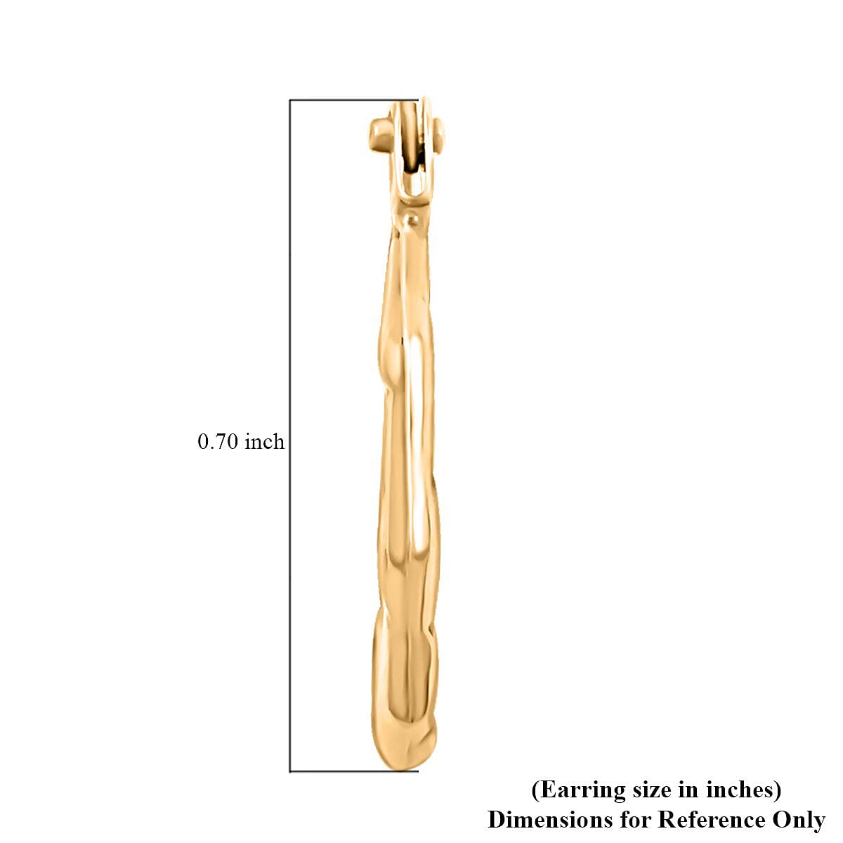 14K Yellow Gold Earrings 0.36 Grams
