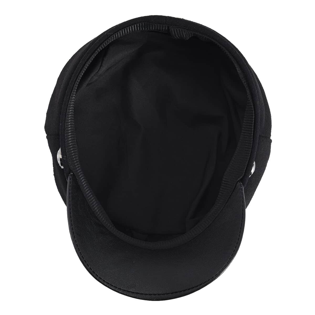 Black Fiddler Cap - (Diameter 22-23 Inches and Height -2.75 Inches) image number 4