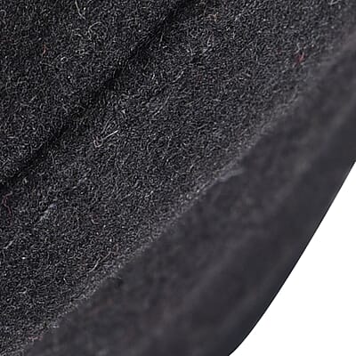 Black Fiddler Cap - (Diameter 22-23 Inches and Height -2.75 Inches)
