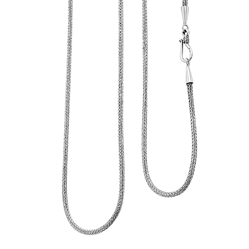 Bali Legacy Sterling Silver Tulang Naga Necklace 18 Inches 14.60 Grams
