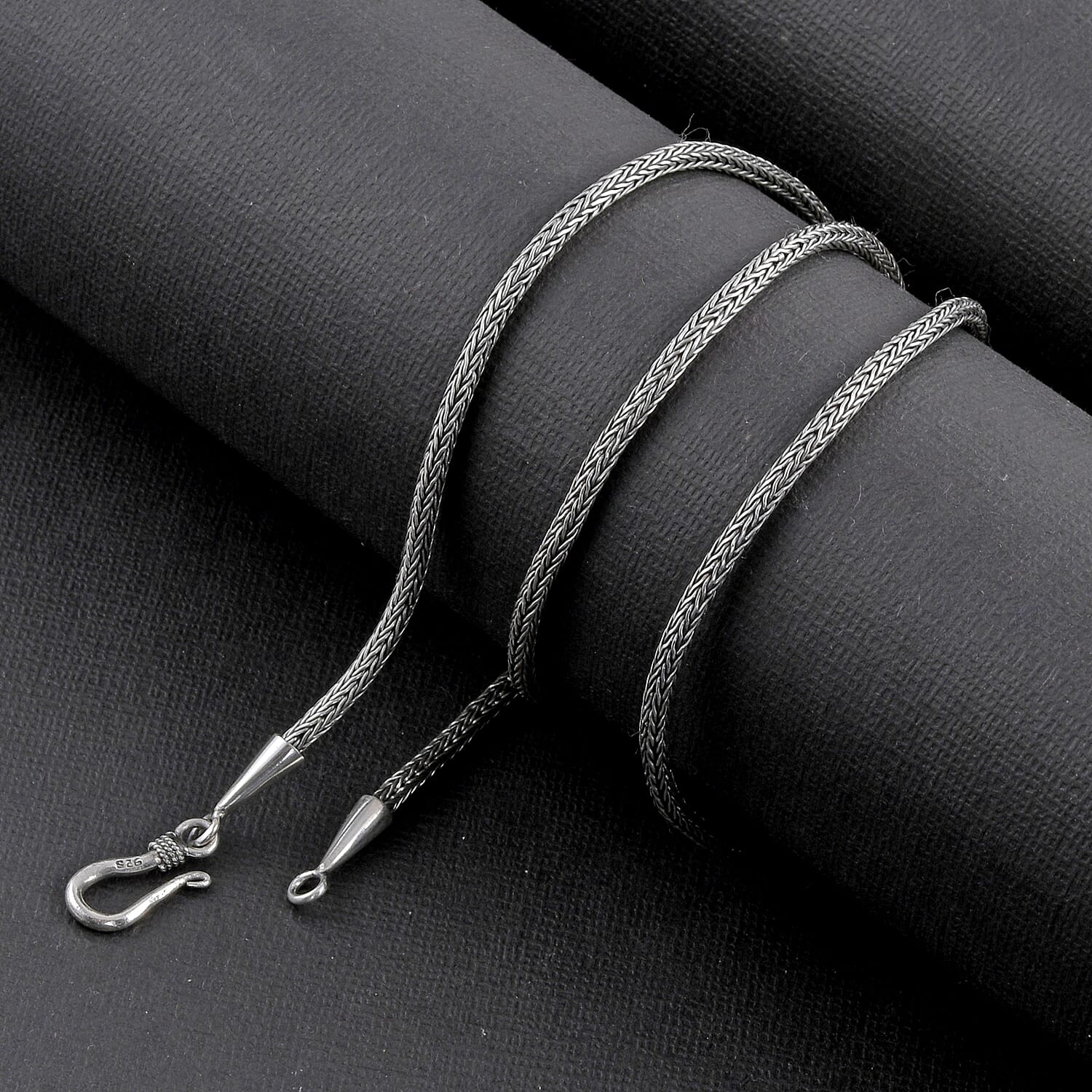 Bali Legacy Sterling Silver Tulang Naga Necklace 18 Inches 14.60 Grams