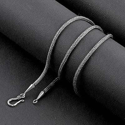 Bali Legacy Sterling Silver Tulang Naga Necklace 18 Inches 14.60 Grams