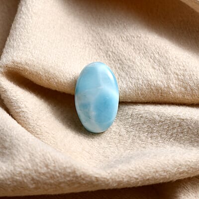 AAA Larimar (Ovl 16x10 mm) 7.15 ctw Loose Gemstone