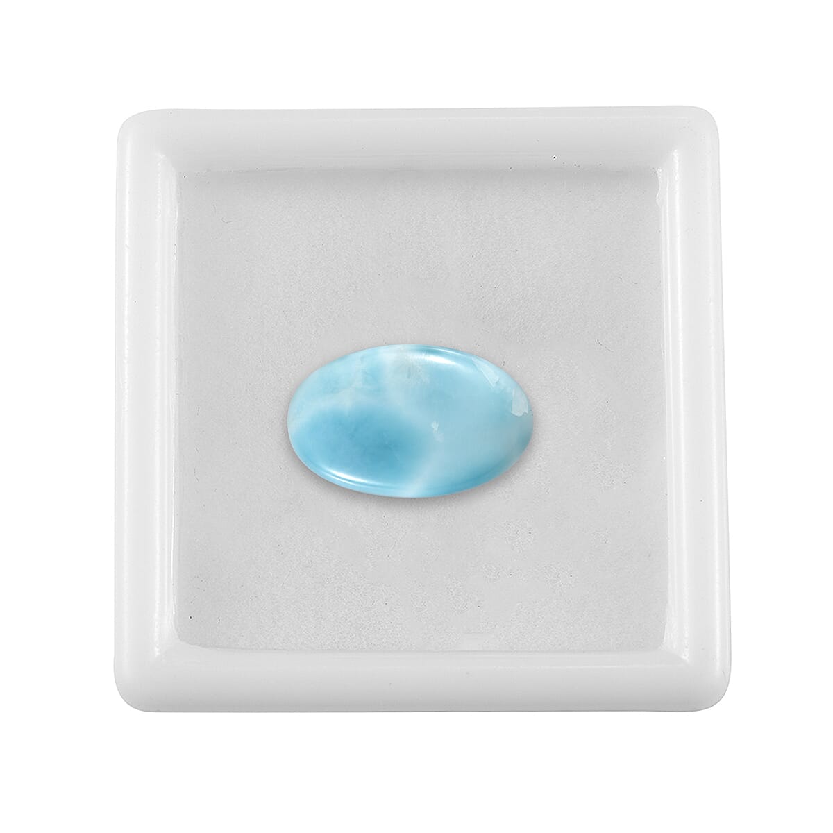 AAA Larimar (Ovl 16x10 mm) 7.15 ctw Loose Gemstone