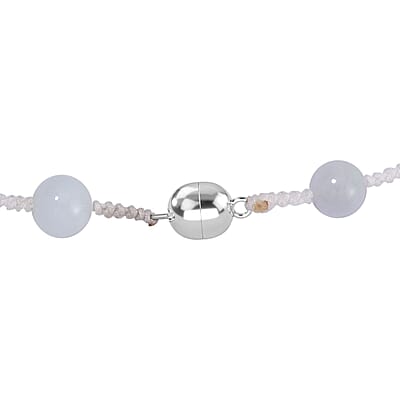Natural Jade Carved Butterfly Necklace 20 Inches in Rhodium Over Sterling Silver 200.00 ctw