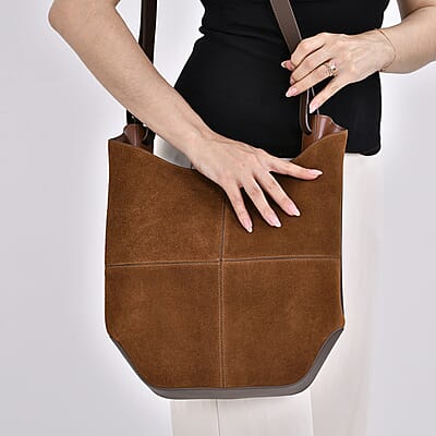 Italy Retro Noble Collection Dark Coffee Genuine Leather Hobo Shoulder Bag with Shoulder Strap